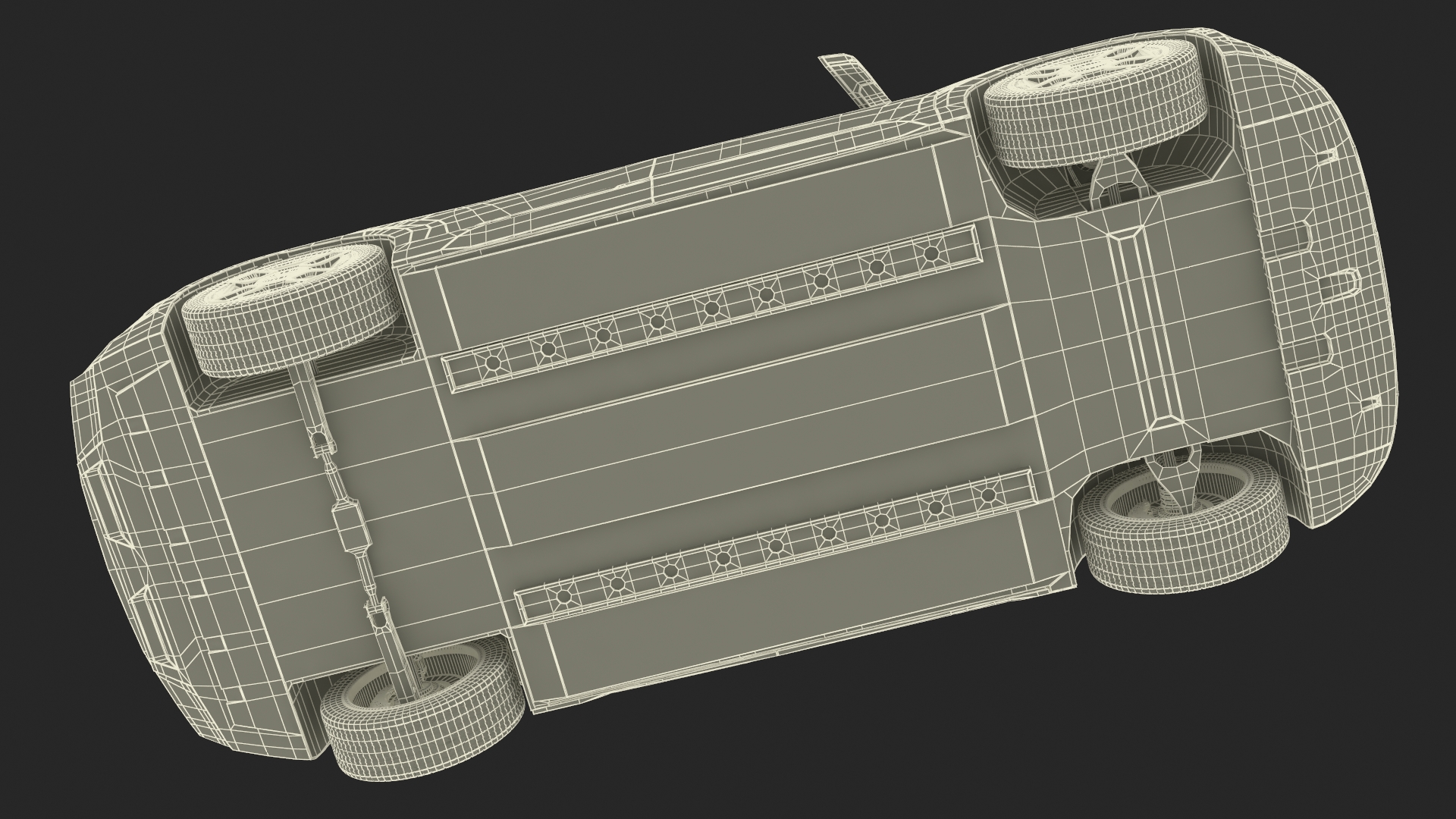 3D model Luxury Electric SUV White