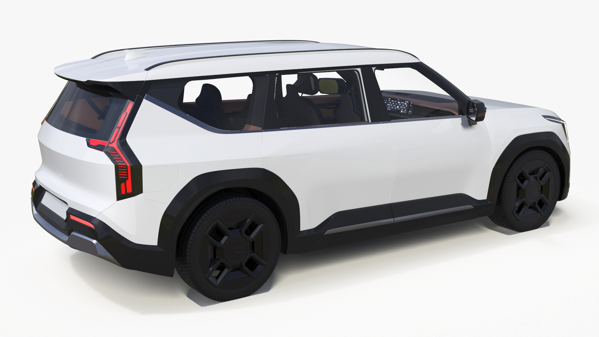 3D model Luxury Electric SUV White