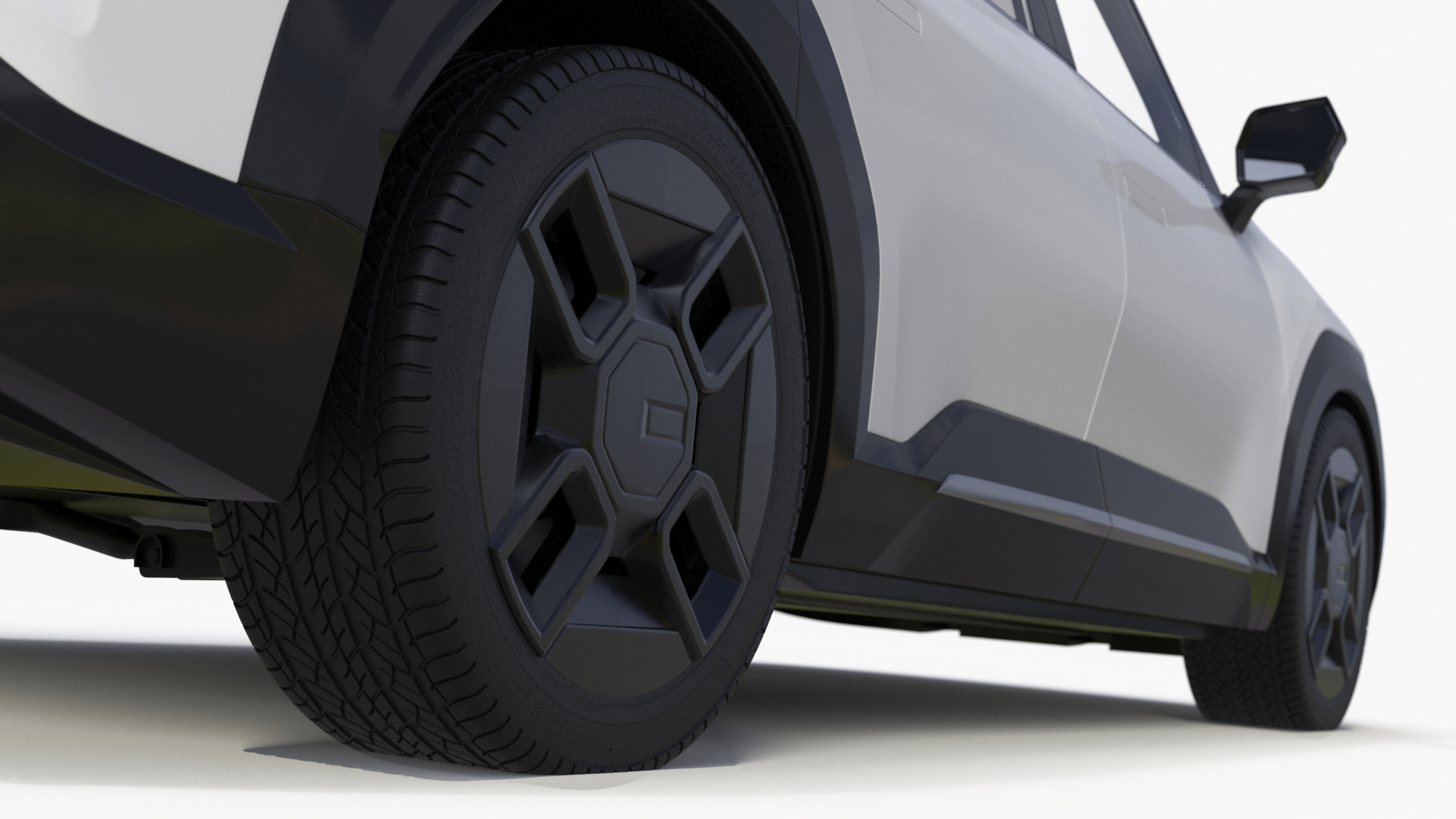 3D model Luxury Electric SUV White