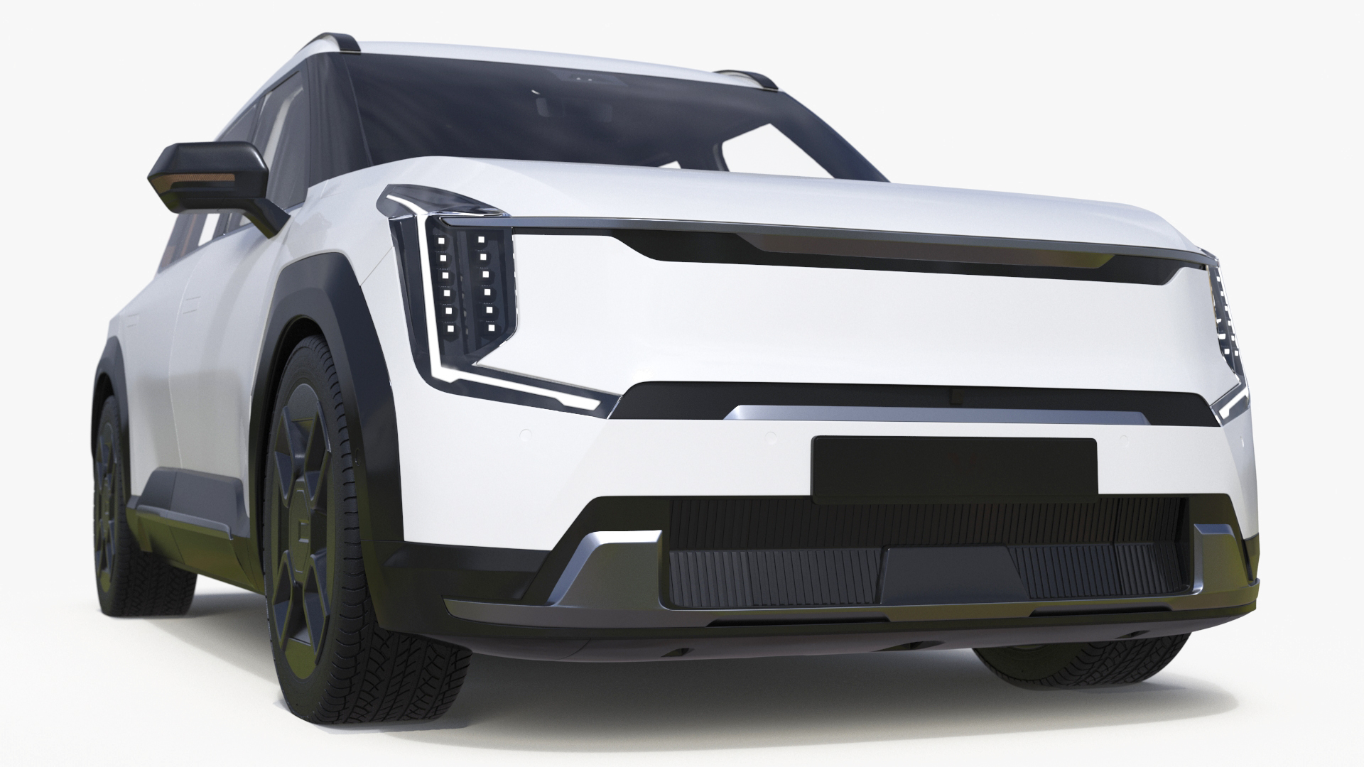 3D model Luxury Electric SUV White