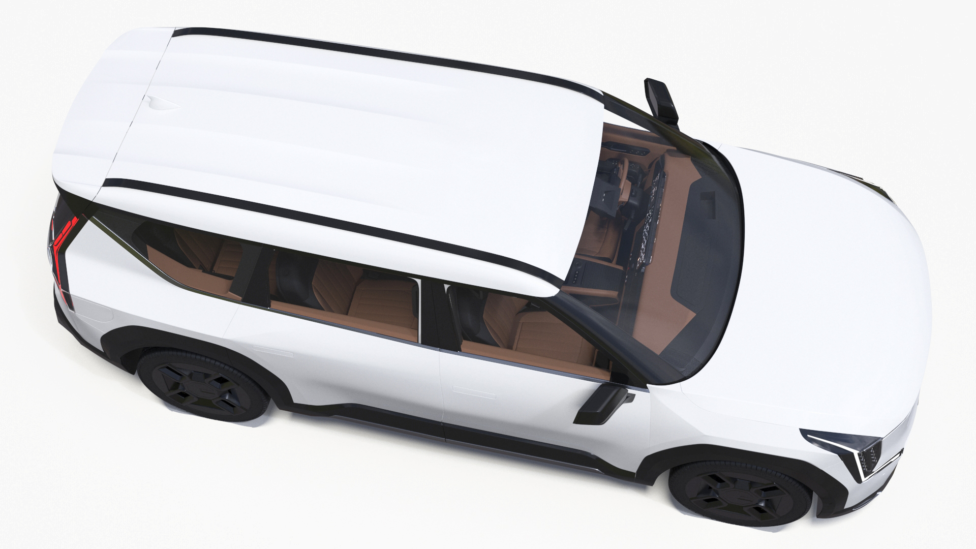 3D model Luxury Electric SUV White