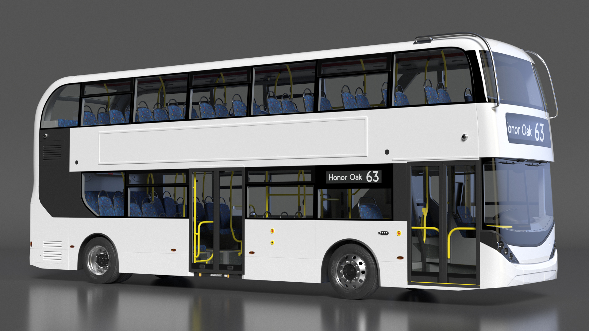 3D model Left Hand Drive Cityliner