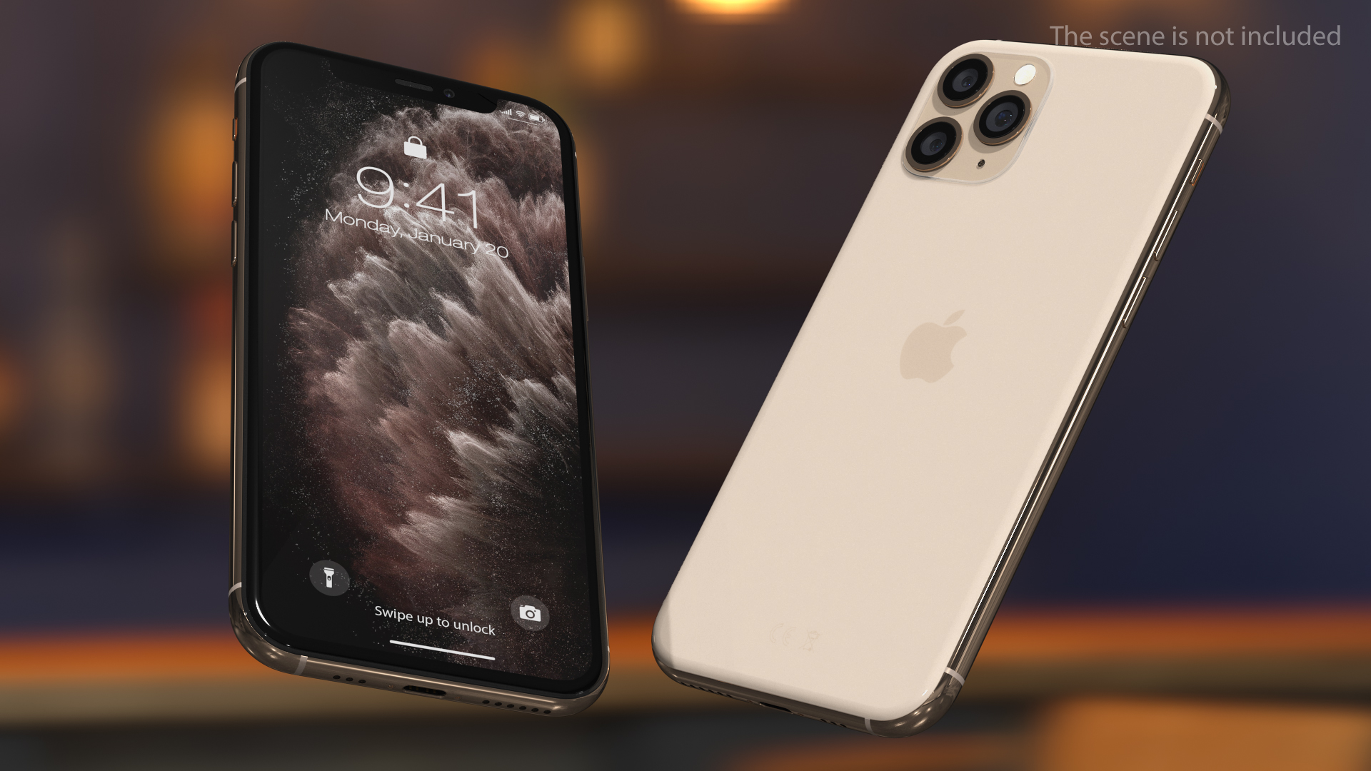 Apple iPhone 11 Pro Gold 3D model