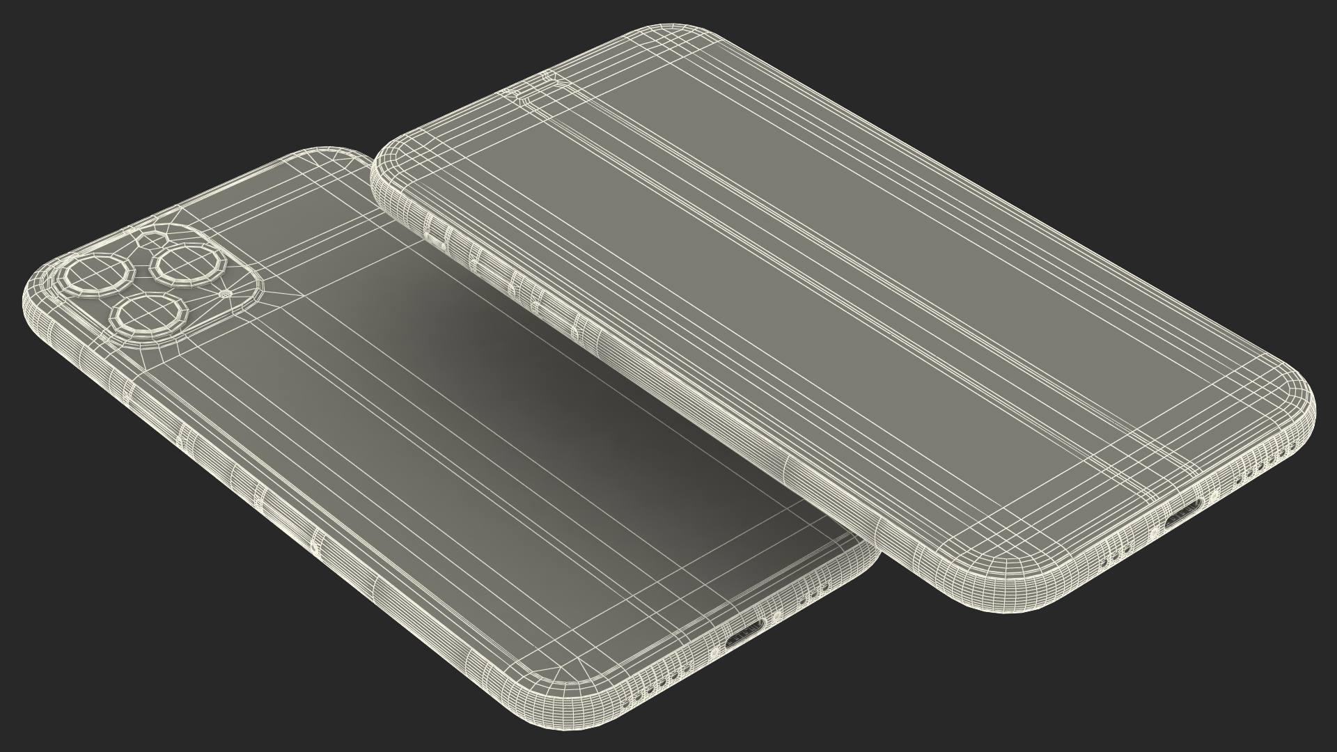 Apple iPhone 11 Pro Gold 3D model