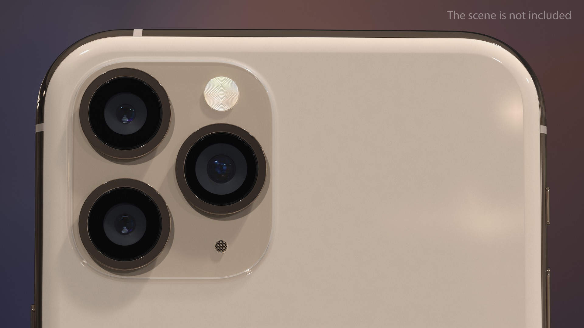 Apple iPhone 11 Pro Gold 3D model