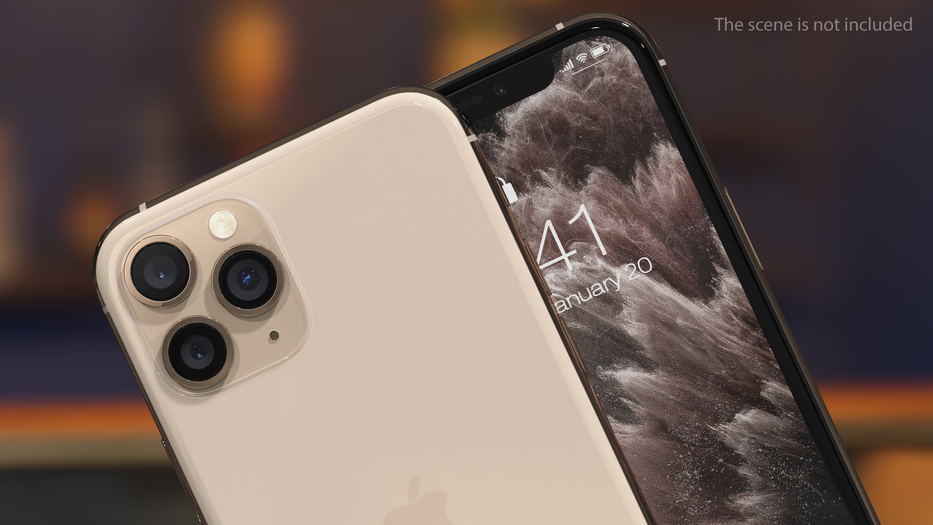 Apple iPhone 11 Pro Gold 3D model