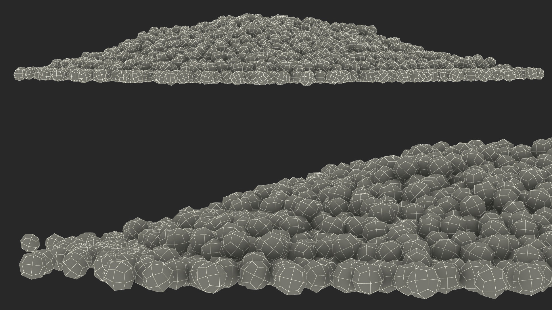 3D model Water Gel Beads Pile