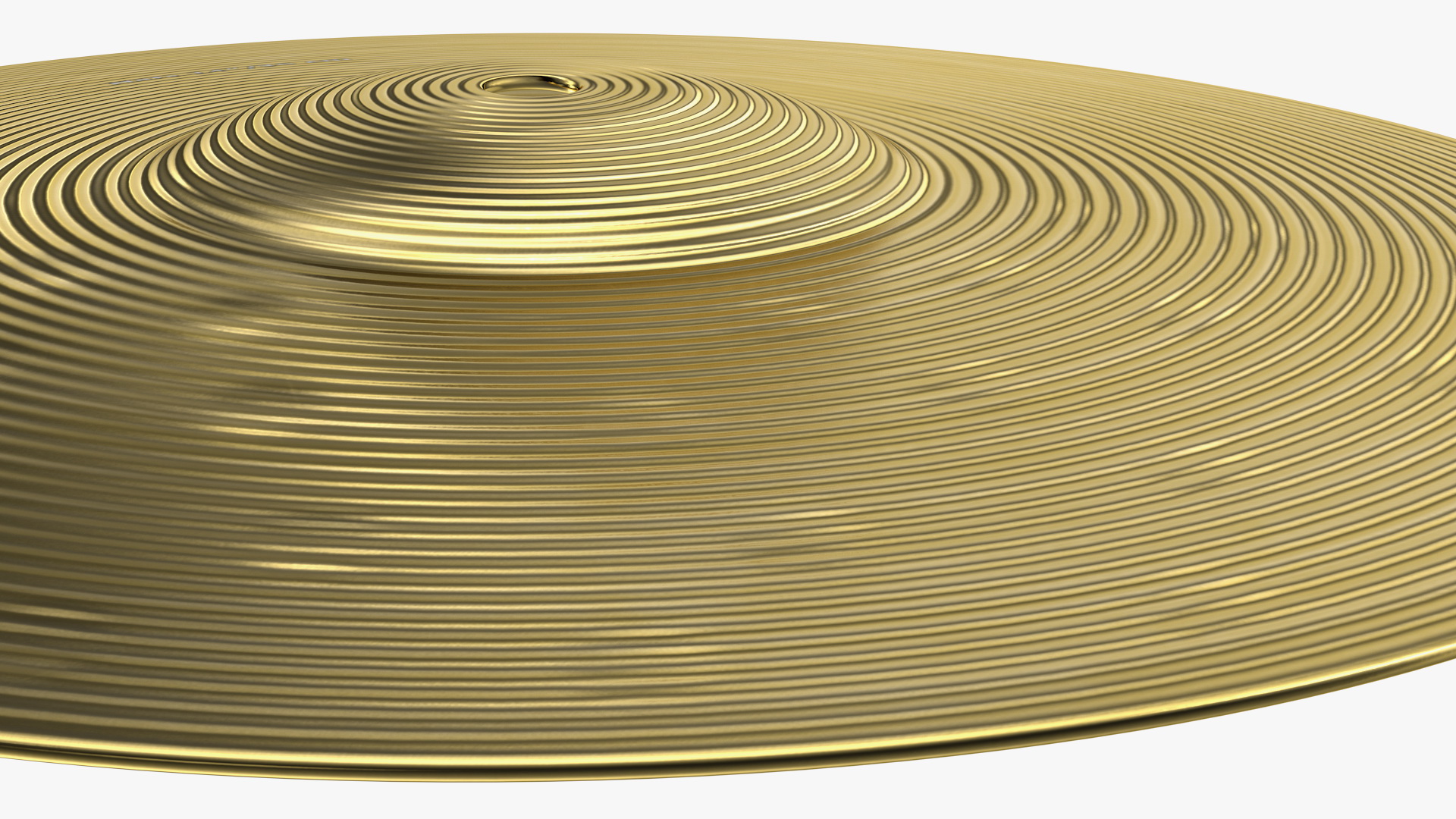 3D Brass Cymbal Set