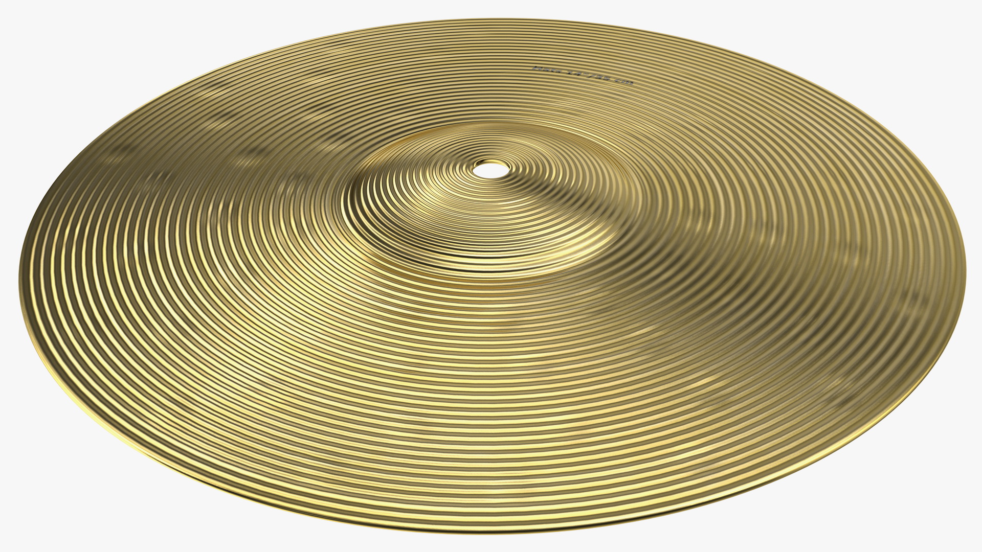 3D Brass Cymbal Set
