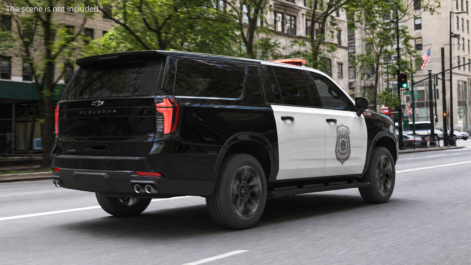 Police Patrol SUV Chevrolet Suburban 2025 - view 3
