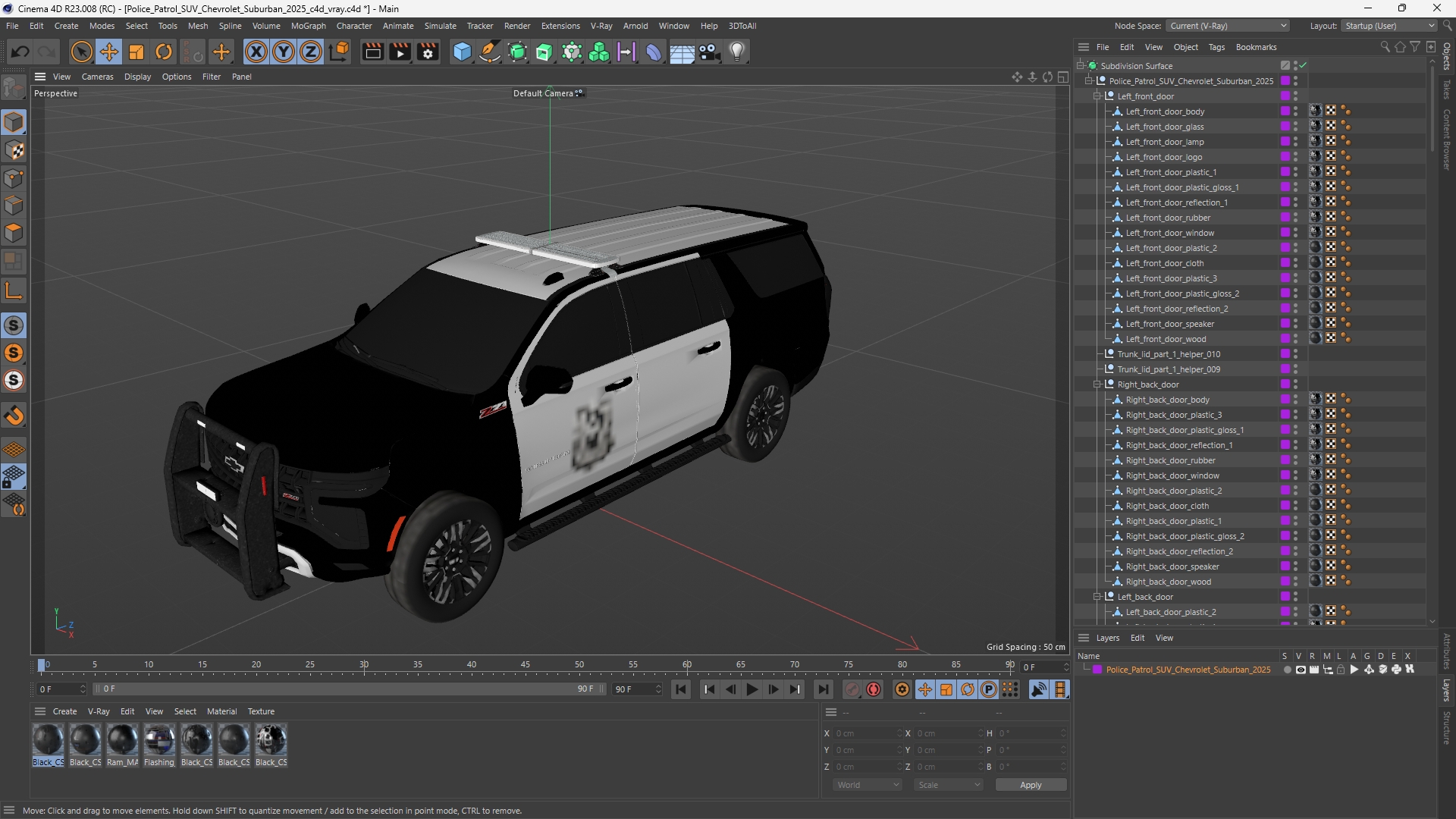 Police Patrol SUV Chevrolet Suburban 2025 - view 12