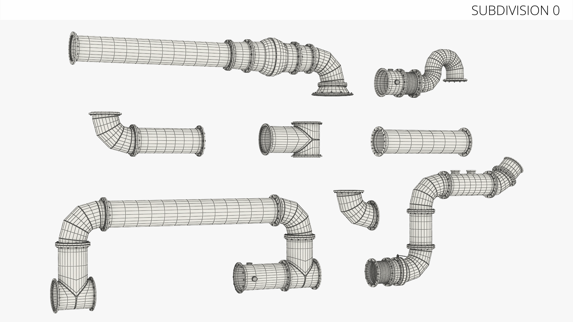 Industrial Copper Plumbing Pipe Set, view 12