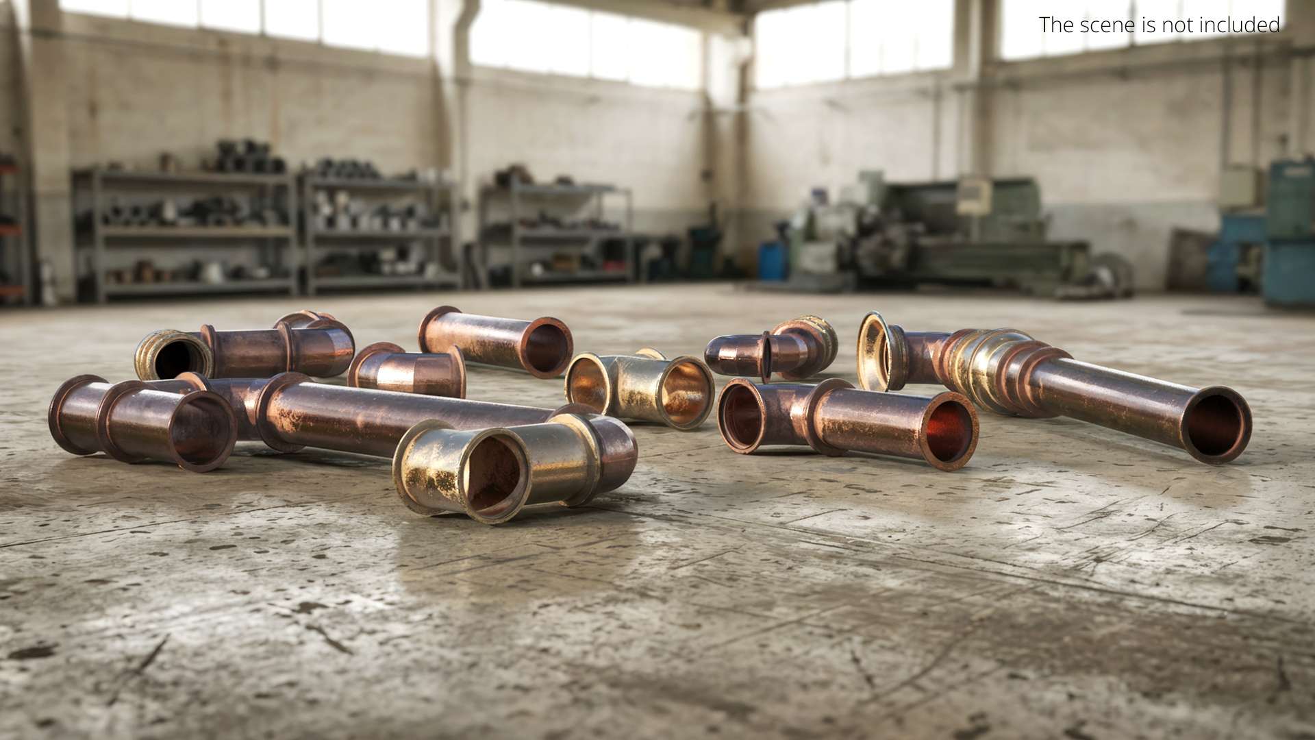 Industrial Copper Plumbing Pipe Set, view 2