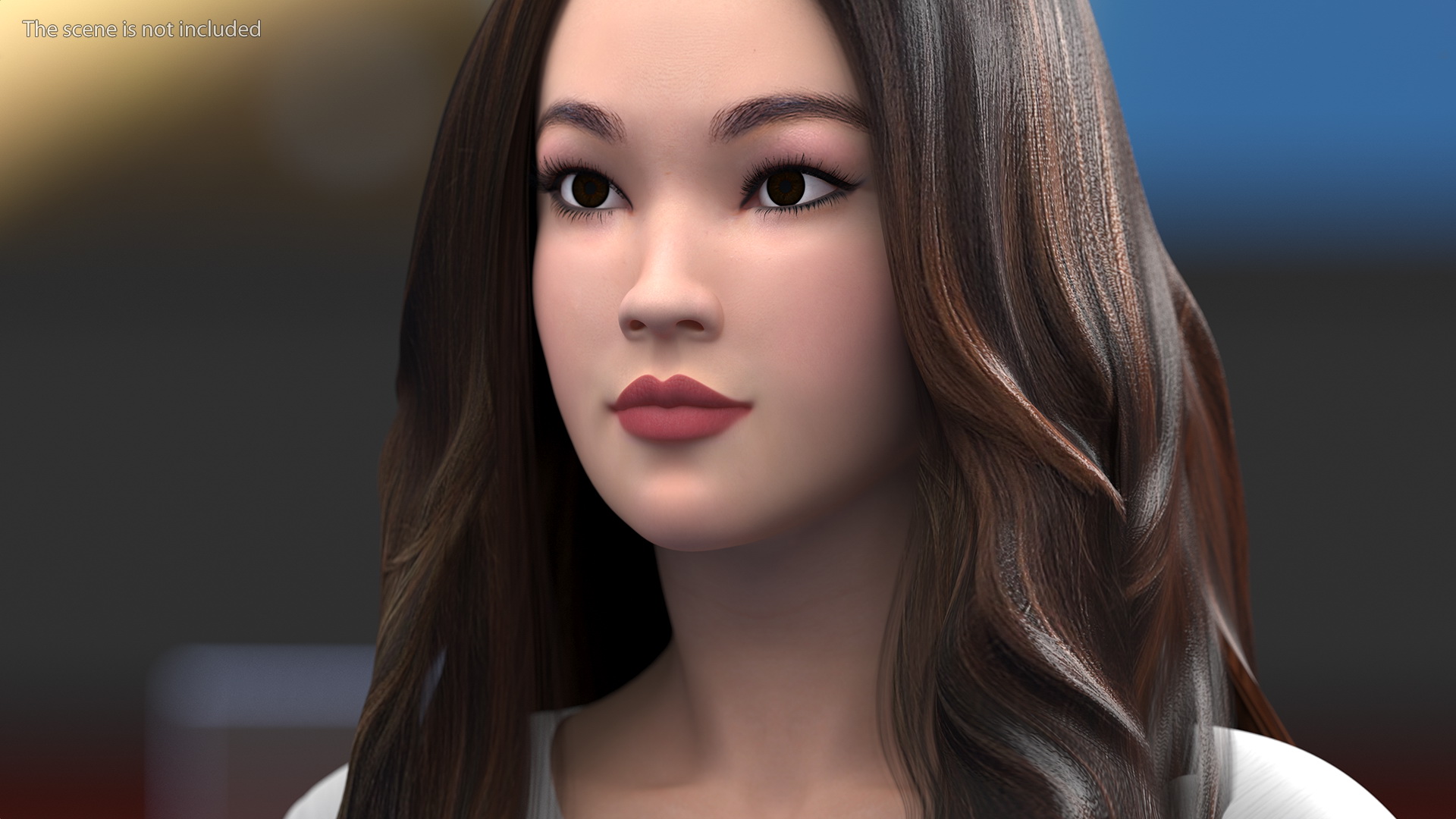 3D model Chinese Woman T-pose