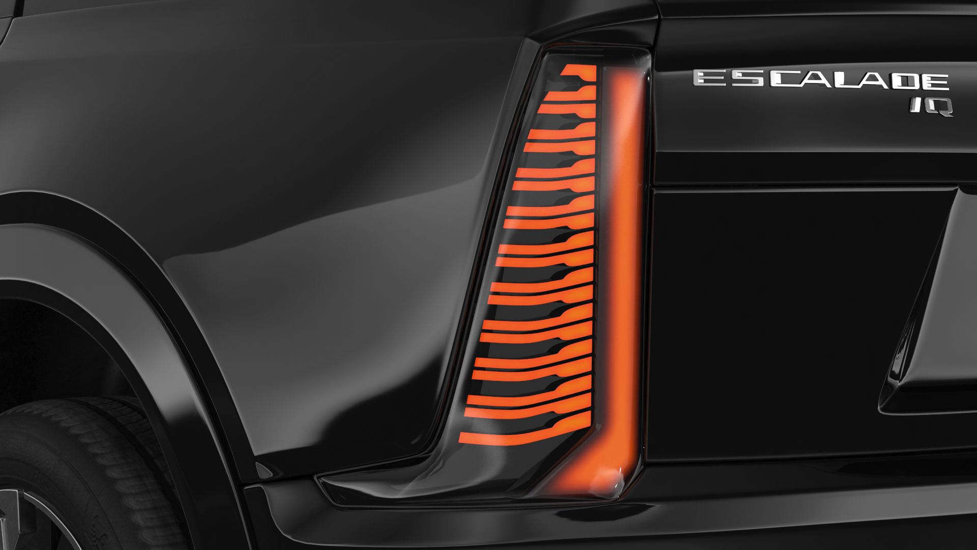 3D Cadillac Escalade IQ 2025 EV Black Raven Rigged for Maya
