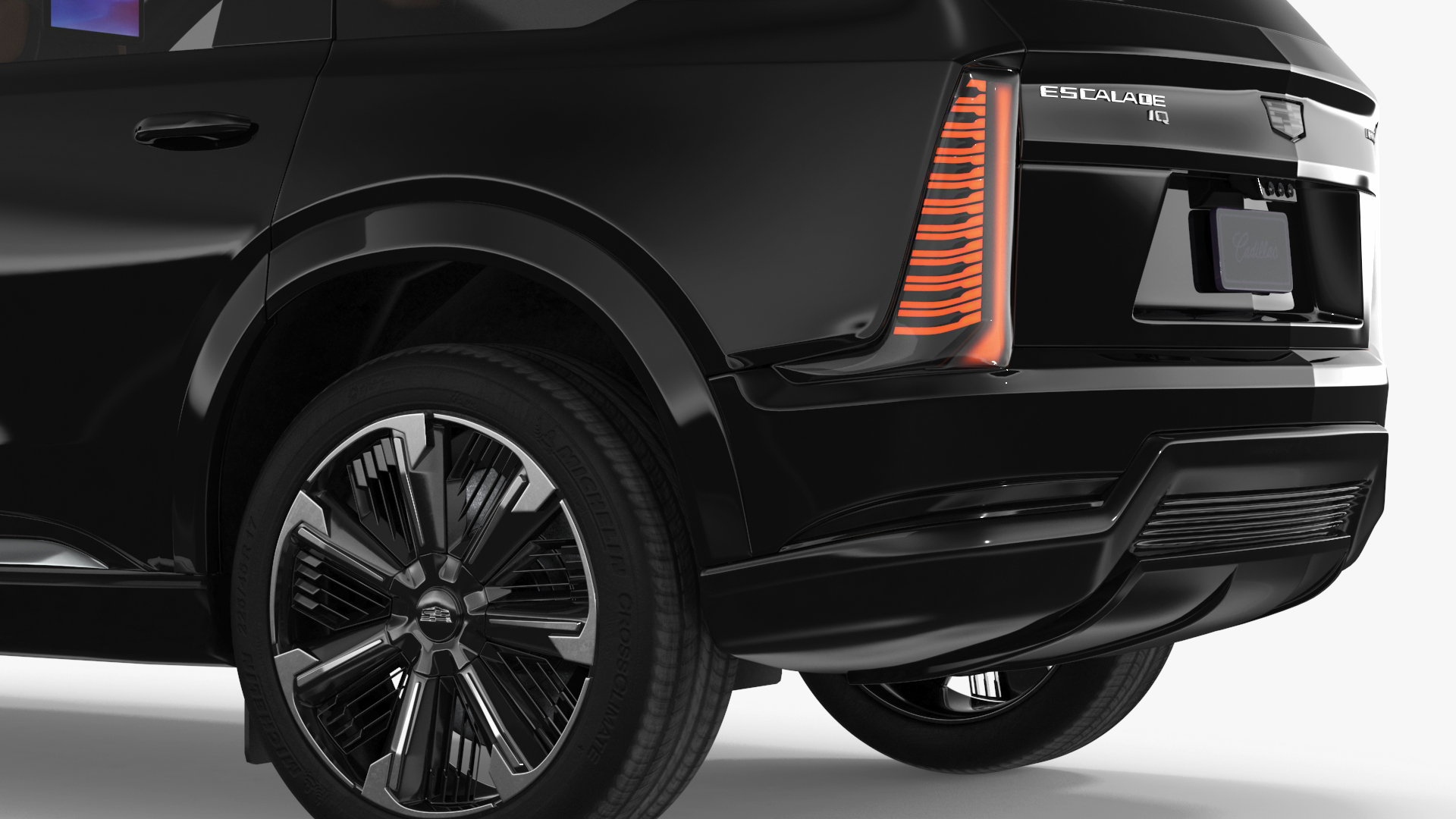 3D Cadillac Escalade IQ 2025 EV Black Raven Rigged for Maya