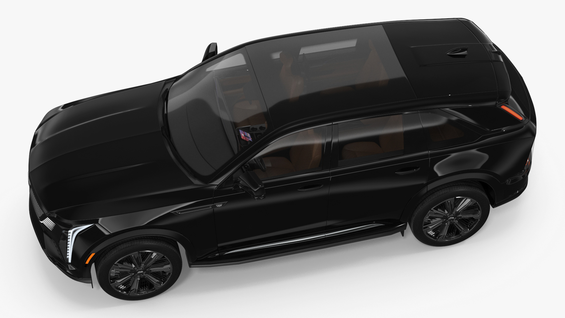 3D Cadillac Escalade IQ 2025 EV Black Raven Rigged for Maya