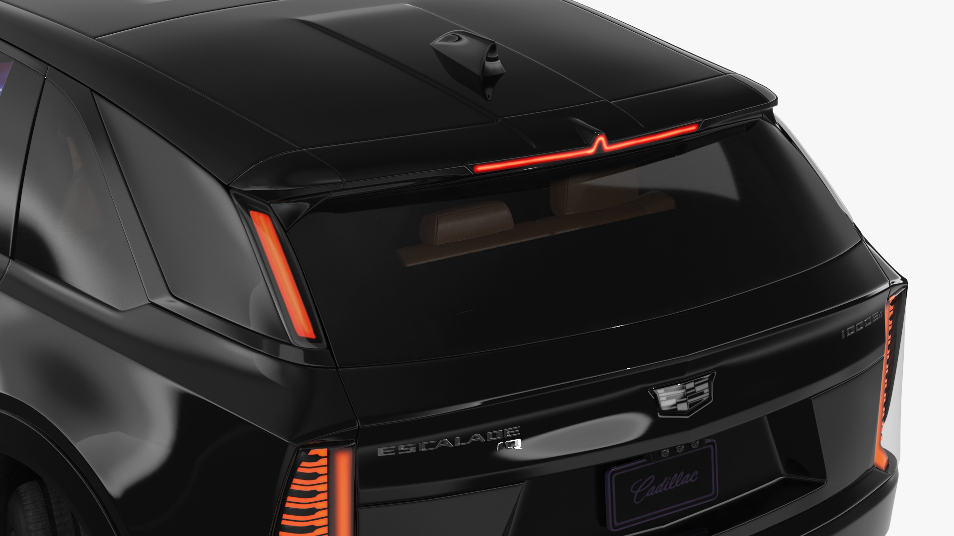3D Cadillac Escalade IQ 2025 EV Black Raven Rigged for Maya