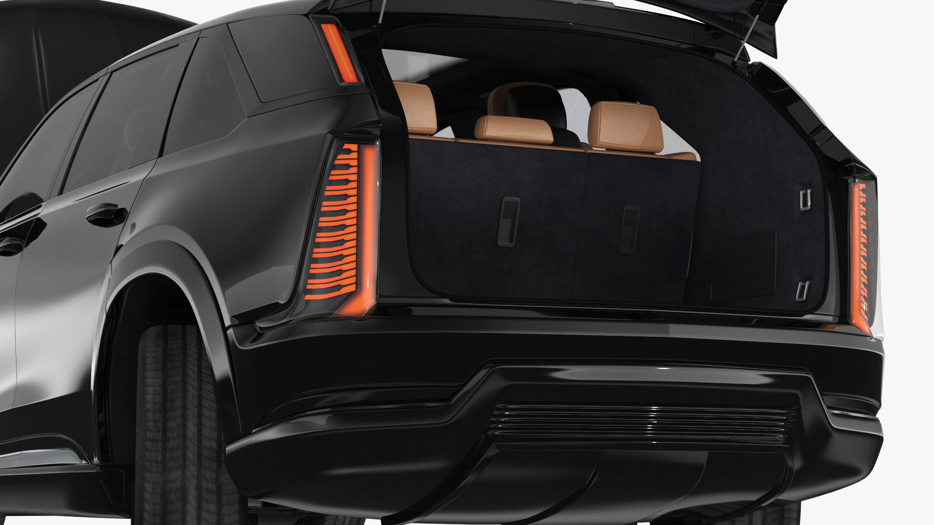 3D Cadillac Escalade IQ 2025 EV Black Raven Rigged for Maya