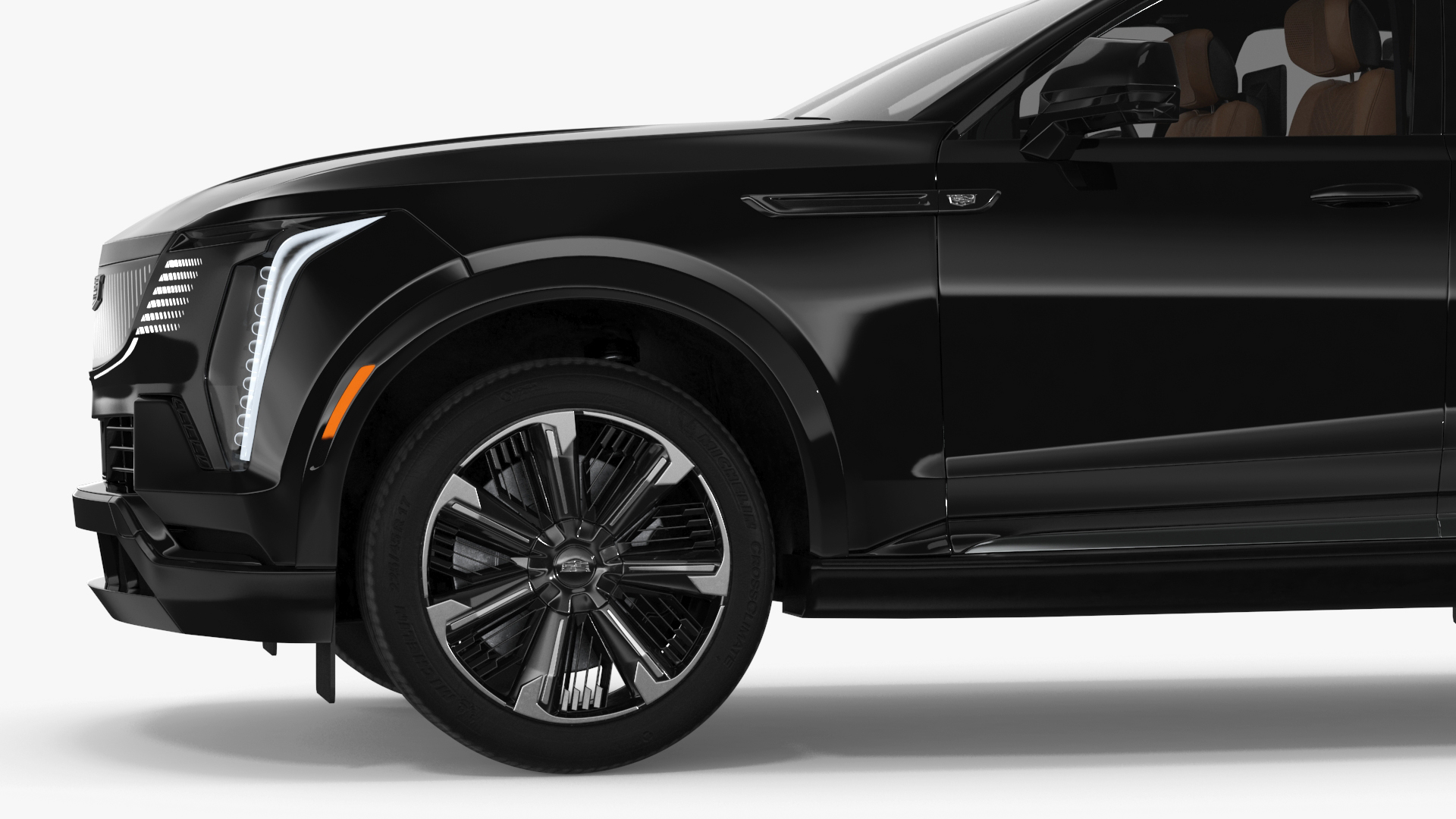 3D Cadillac Escalade IQ 2025 EV Black Raven Rigged for Maya