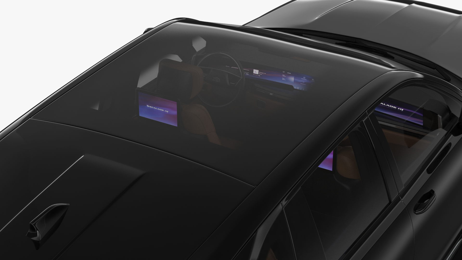 3D Cadillac Escalade IQ 2025 EV Black Raven Rigged for Maya