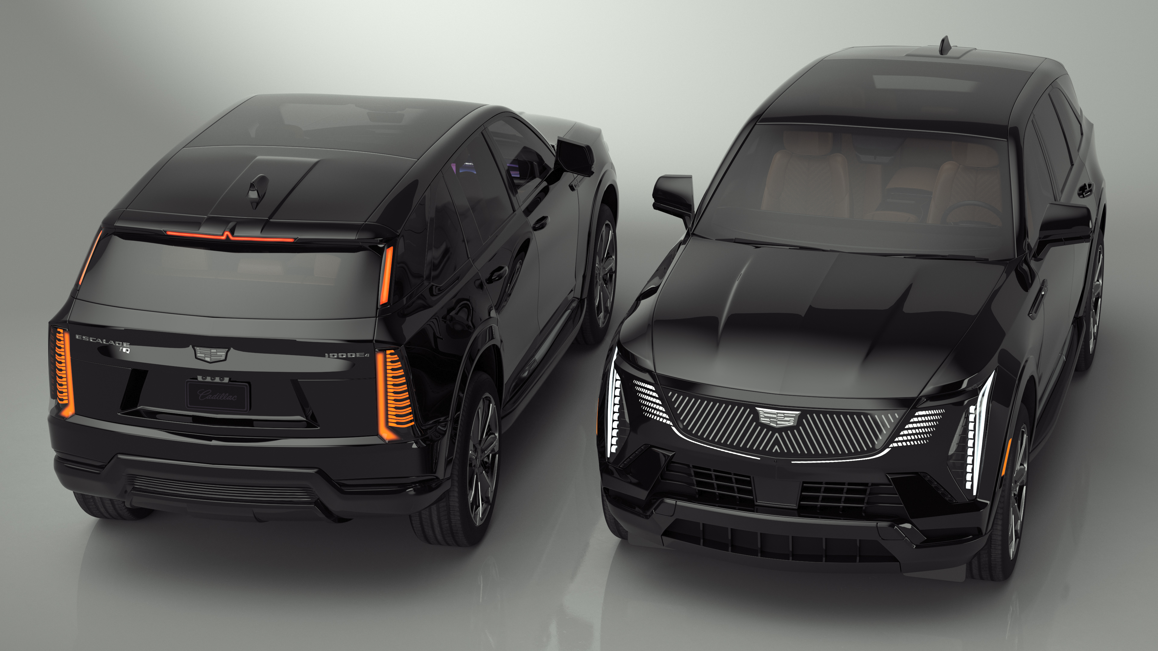 3D Cadillac Escalade IQ 2025 EV Black Raven Rigged for Maya