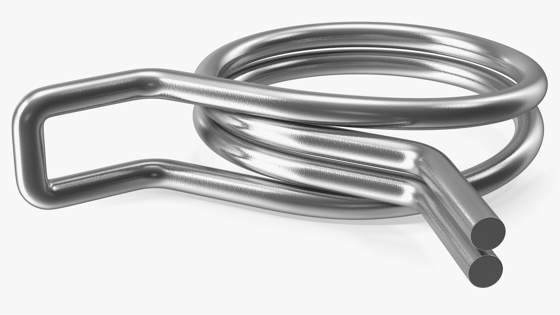 Double Wire Spring Hose Clamp 3D model
