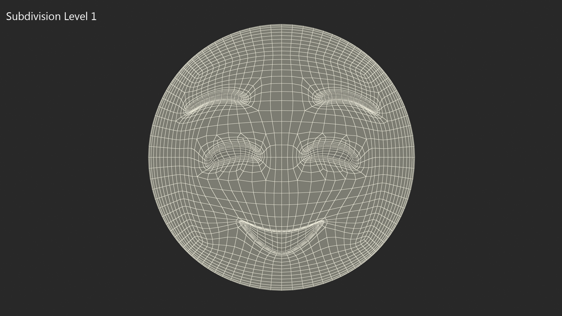 Shy Emoji 3D model