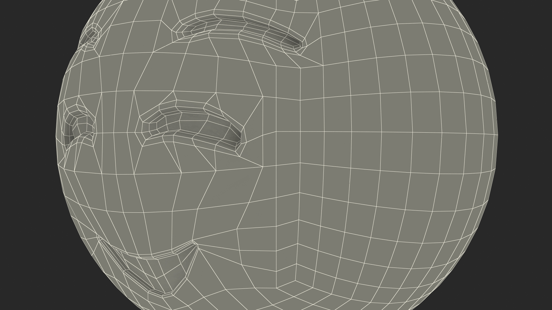 Shy Emoji 3D model