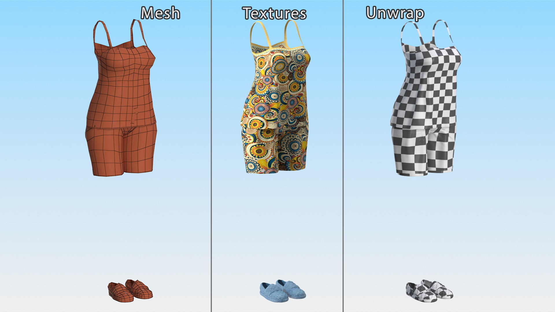 3D Nightwear Outfit for Women