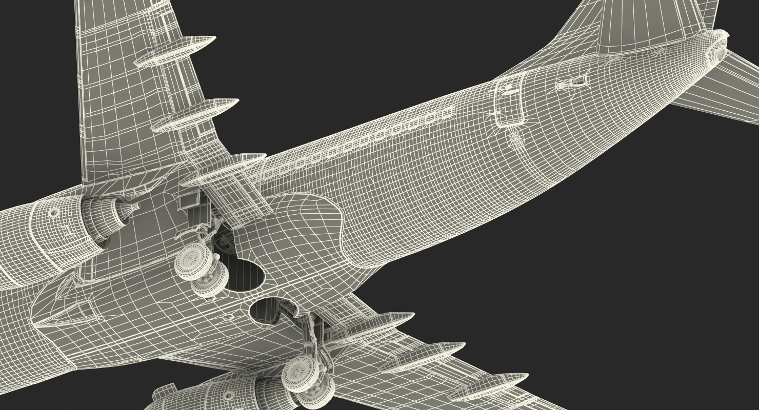 Boeing 737 600 with Interior Southwest Airlines Rigged 3D model