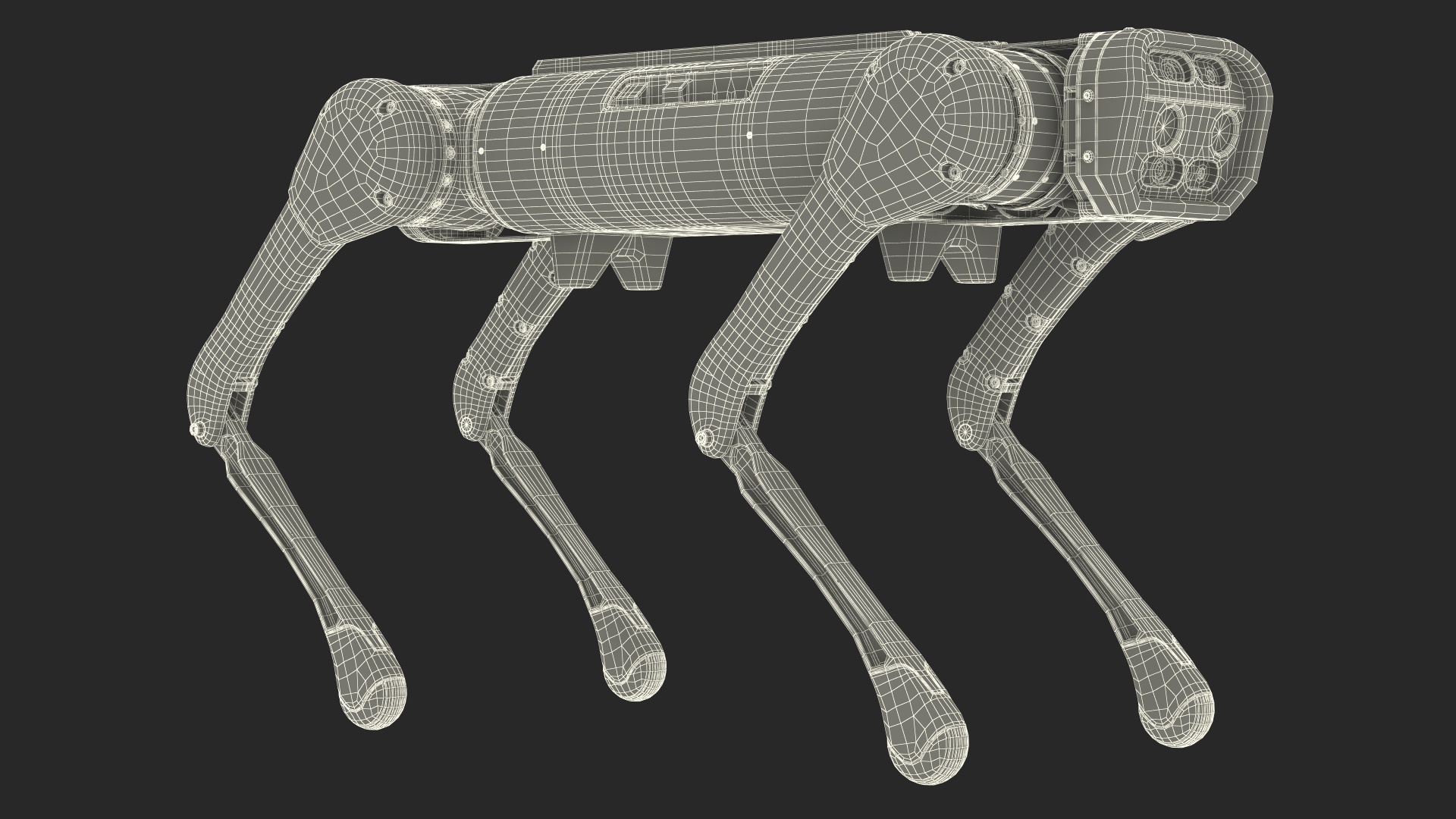 3D model Dirty Robot Dog