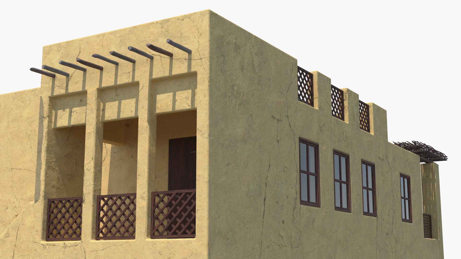 Large Arab House with Terrace 3D model