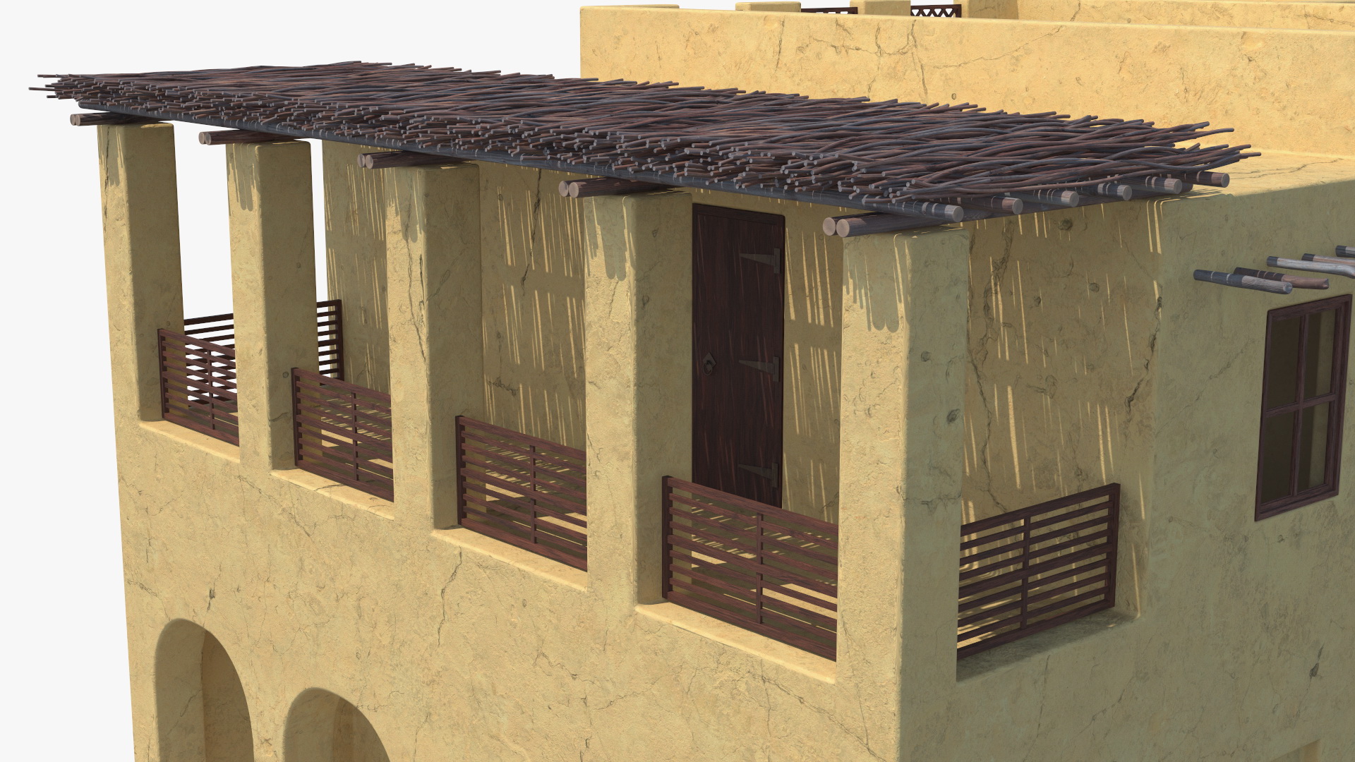 Large Arab House with Terrace 3D model