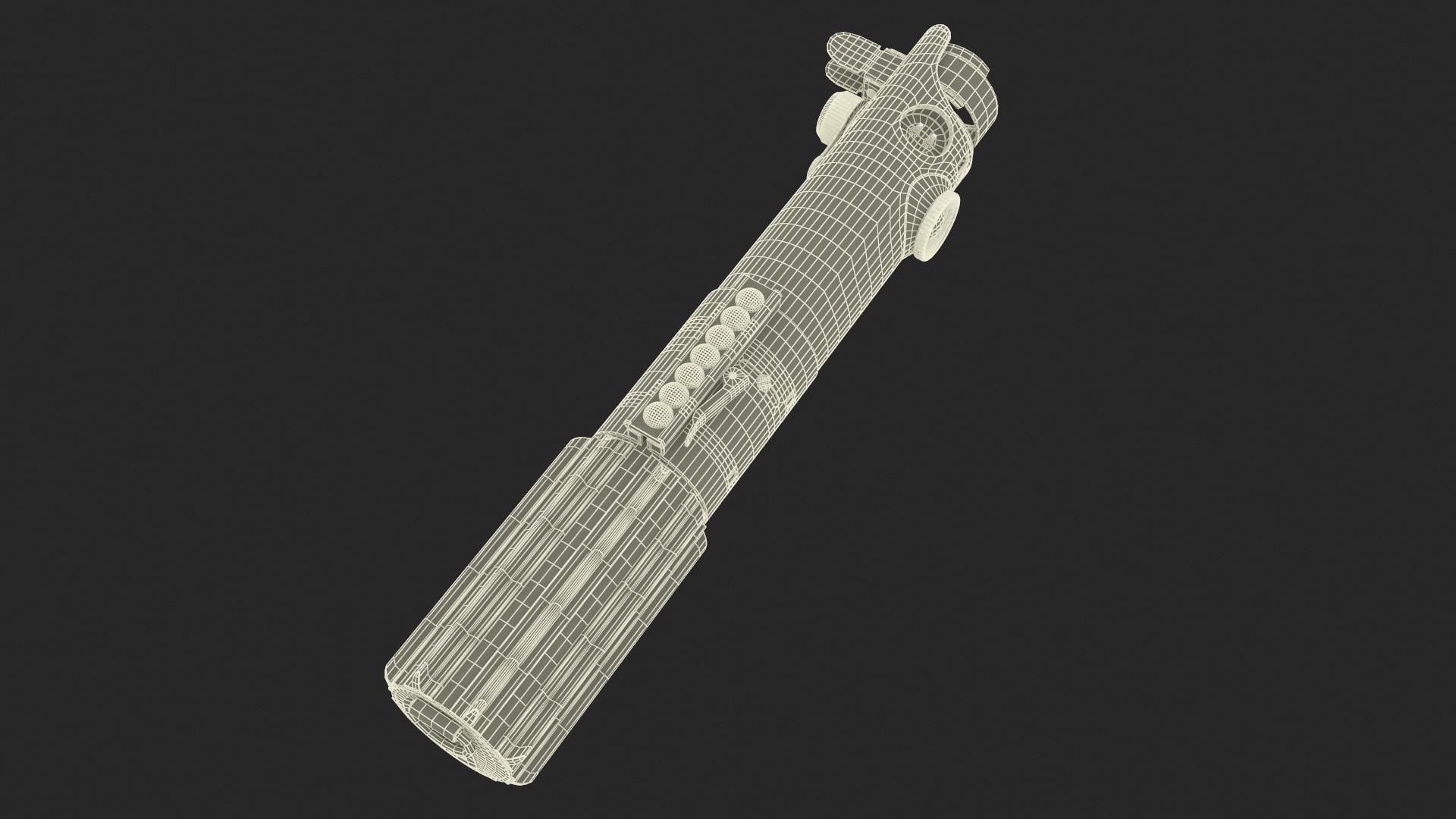 Luke Skywalkers Green Lightsaber 3D