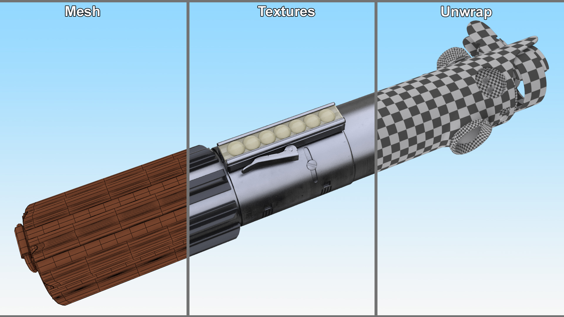 Luke Skywalkers Green Lightsaber 3D