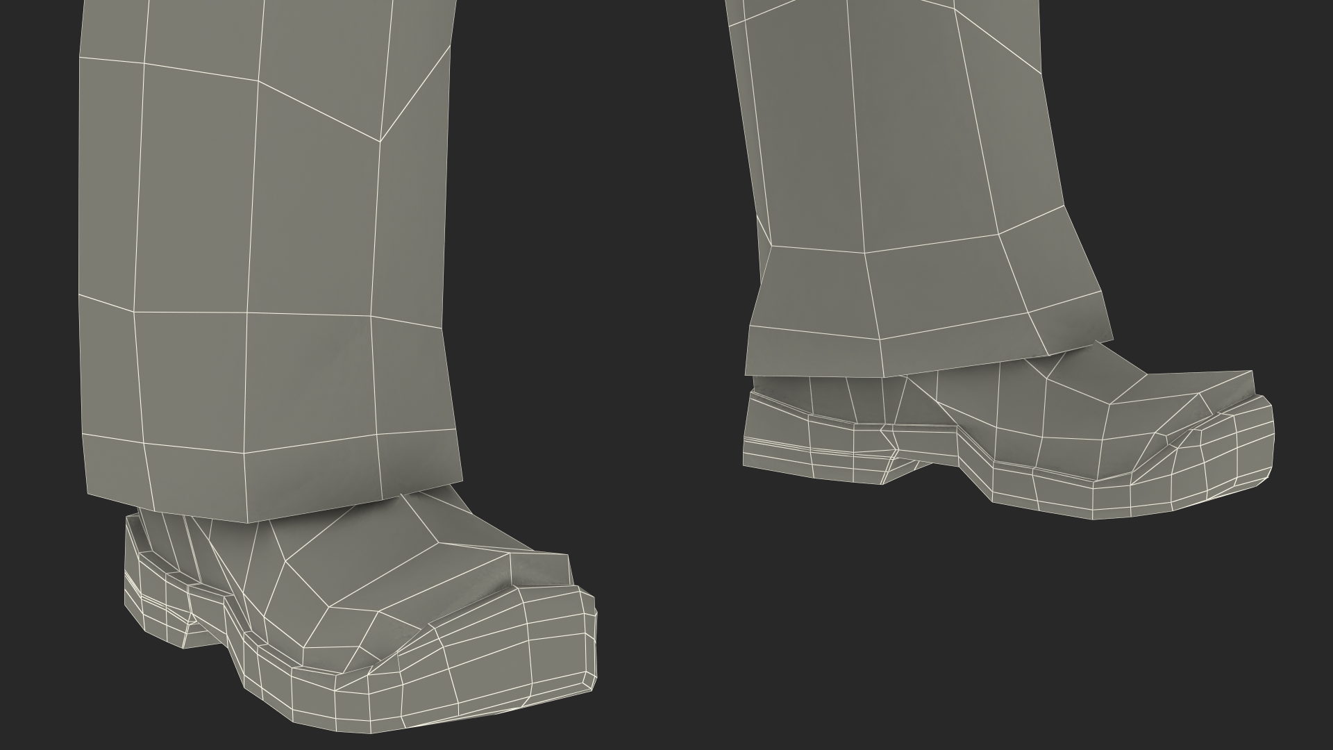 3D Afro American Carpenter model