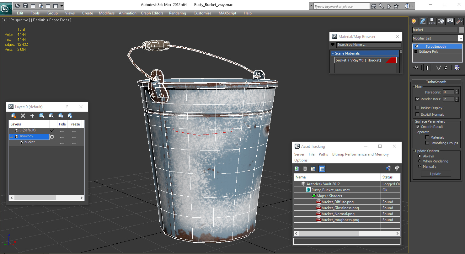 Rusty Bucket 3D