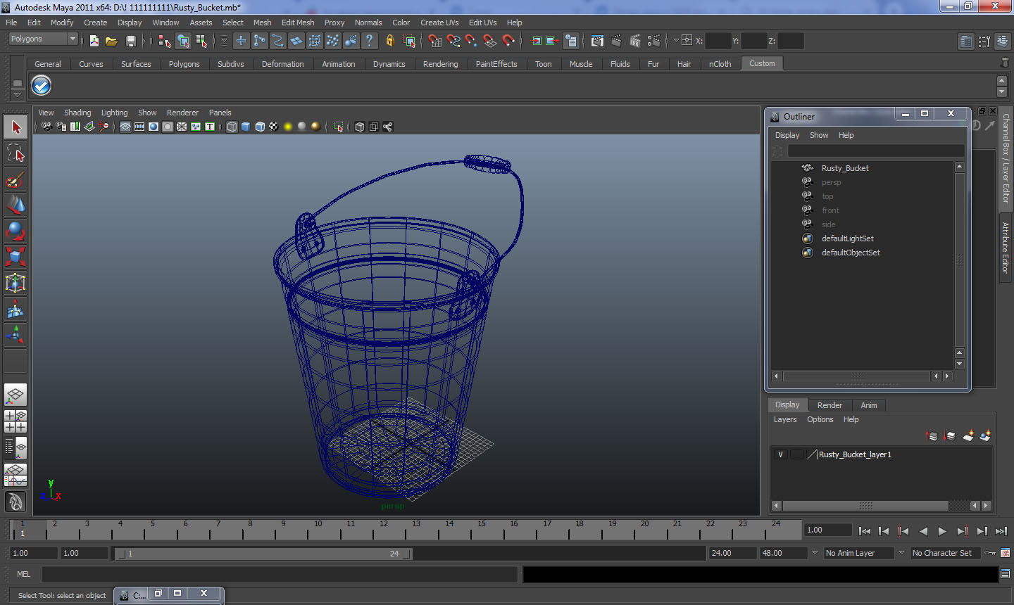 Rusty Bucket 3D