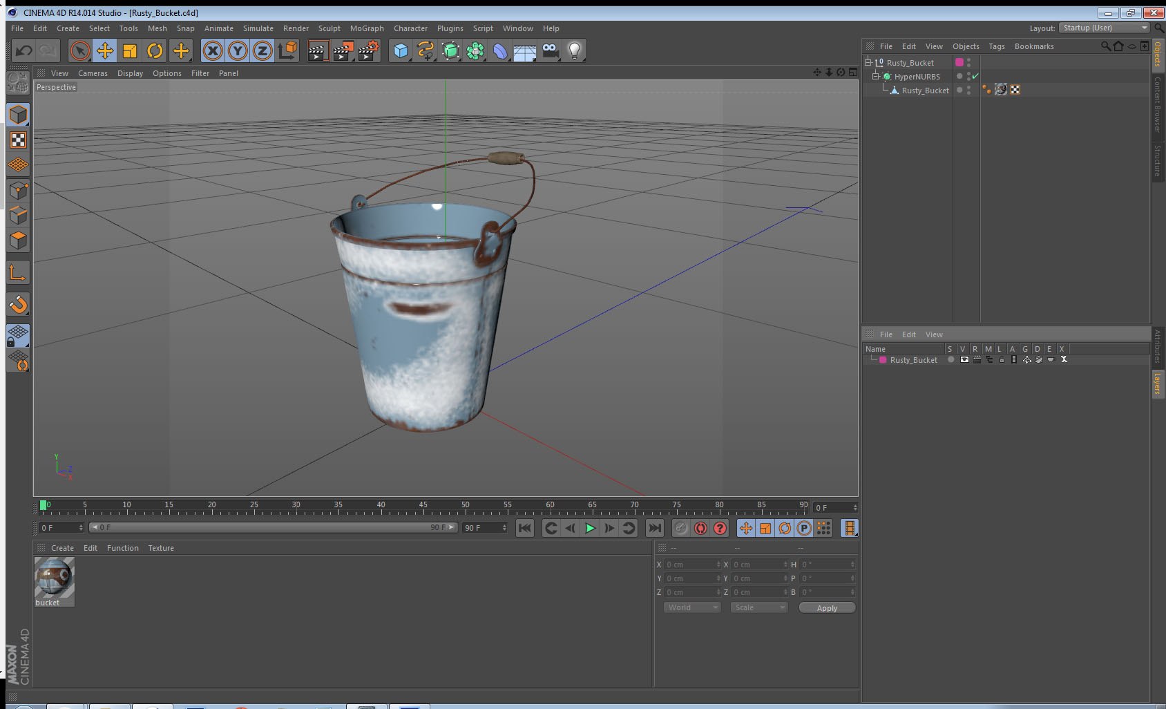 Rusty Bucket 3D