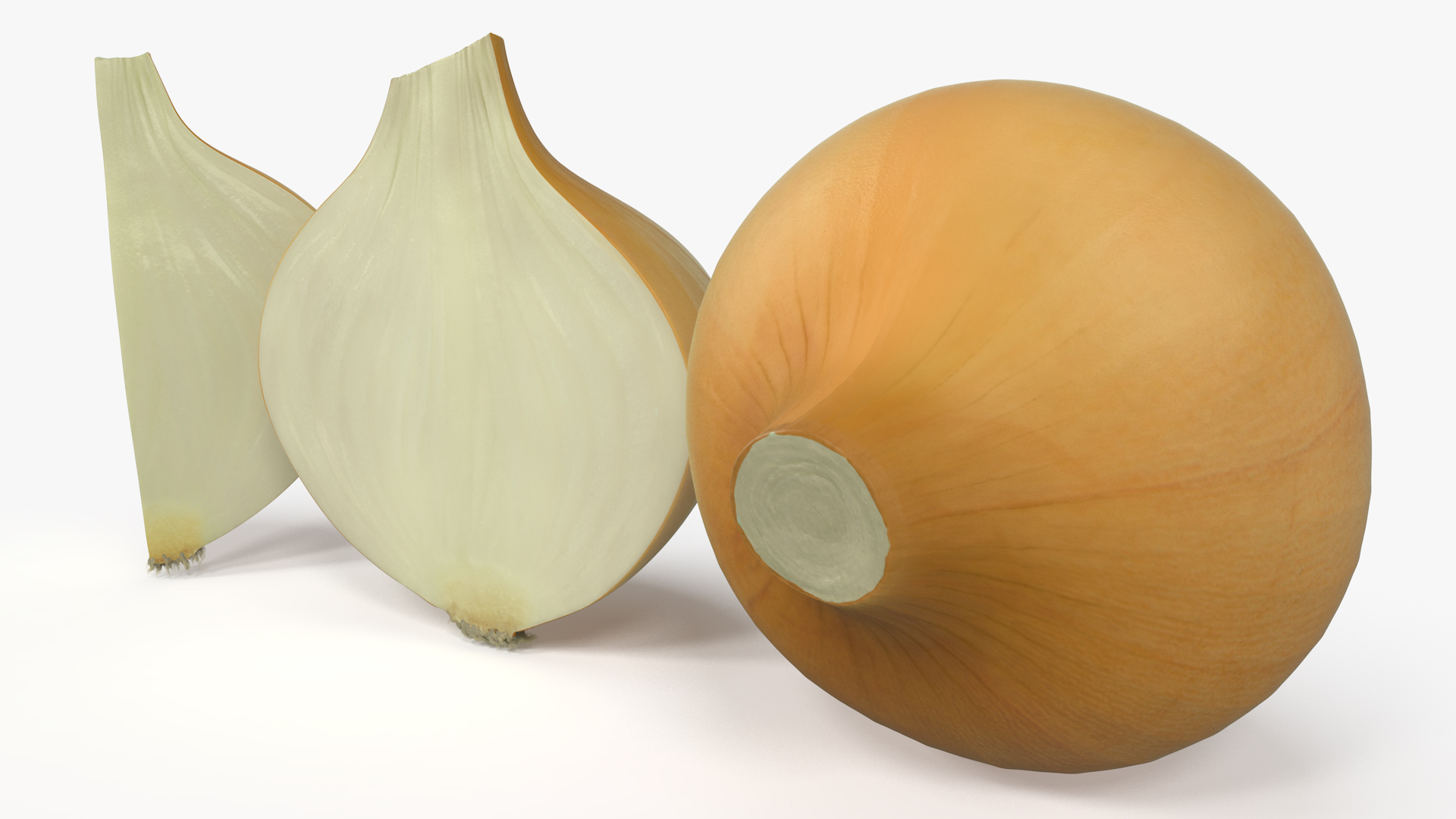 Yellow Onions Fur 3D