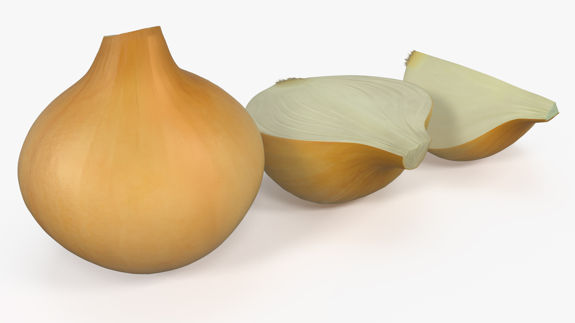 Yellow Onions Fur 3D