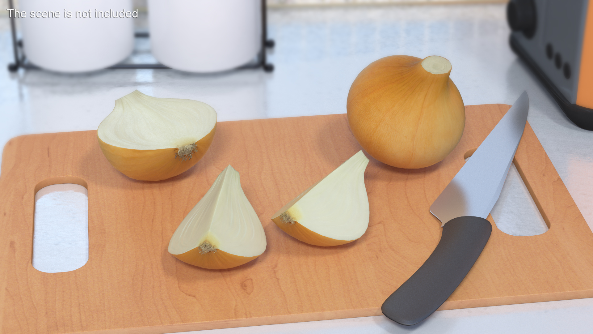 Yellow Onions Fur 3D