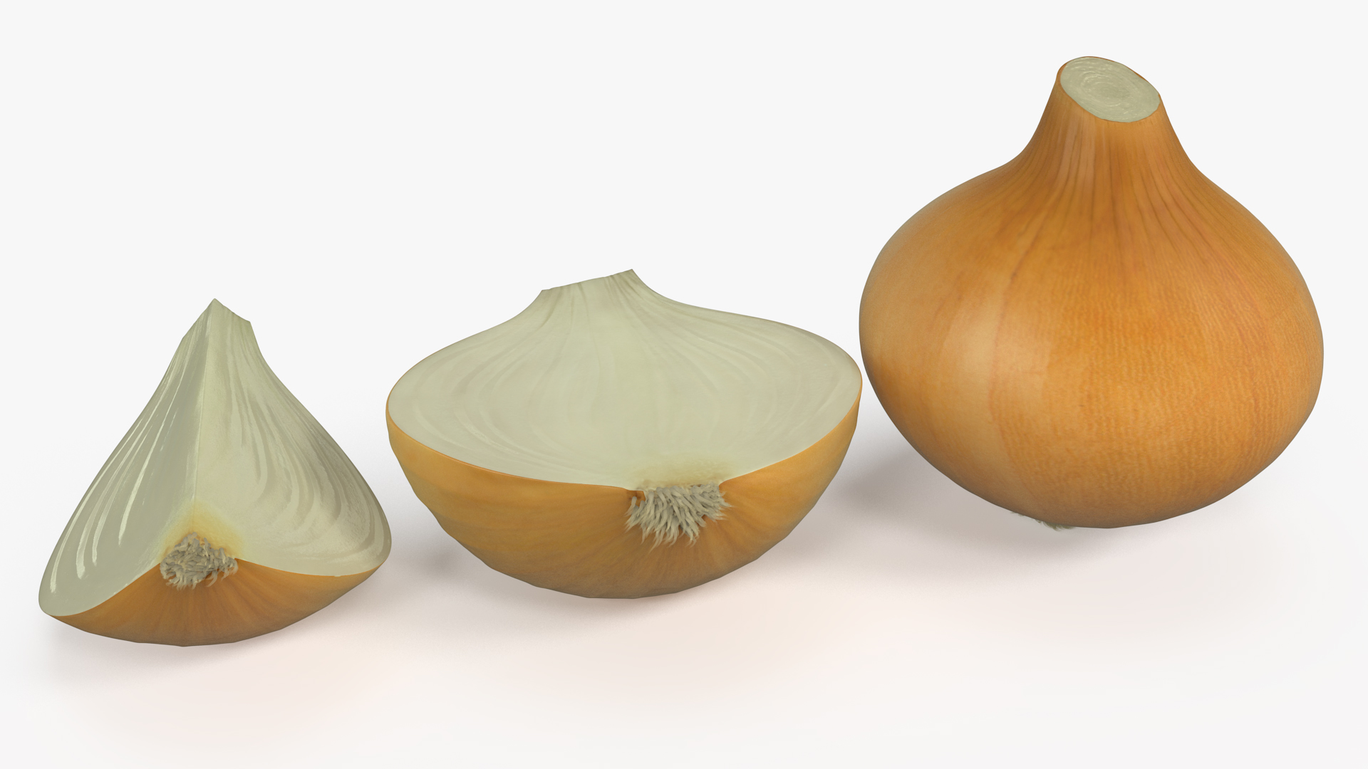 Yellow Onions Fur 3D