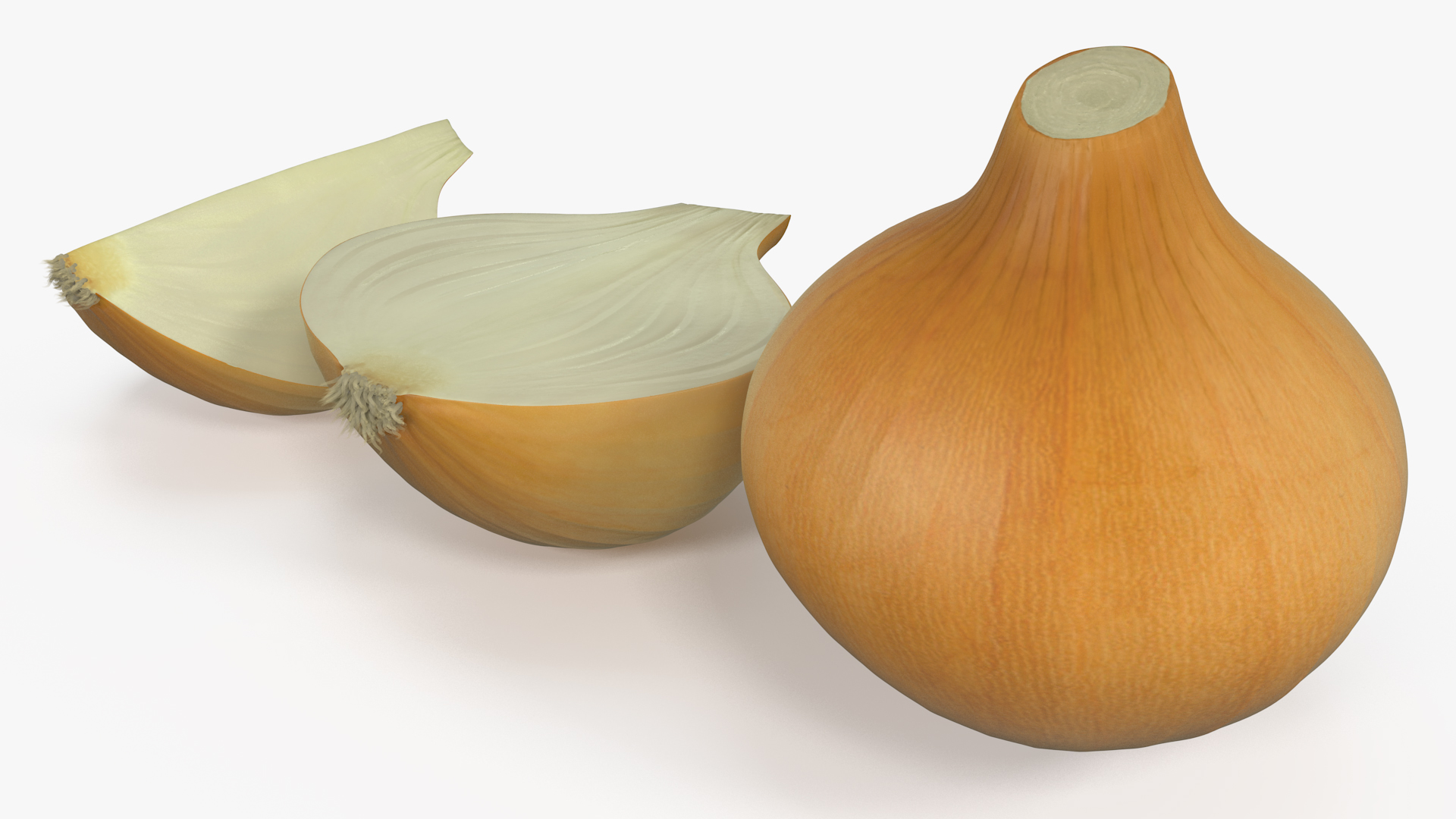 Yellow Onions Fur 3D