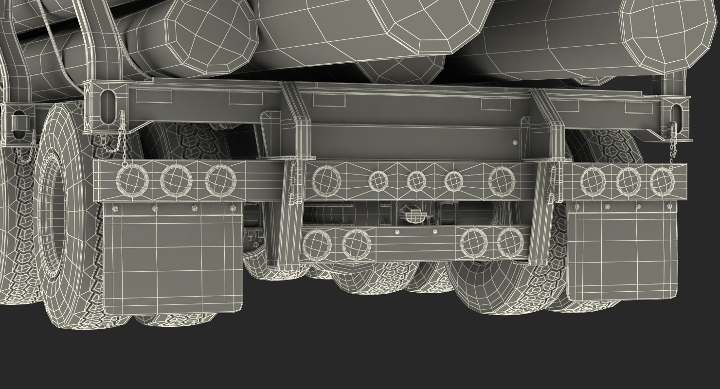 3D Truck with Logging Trailer