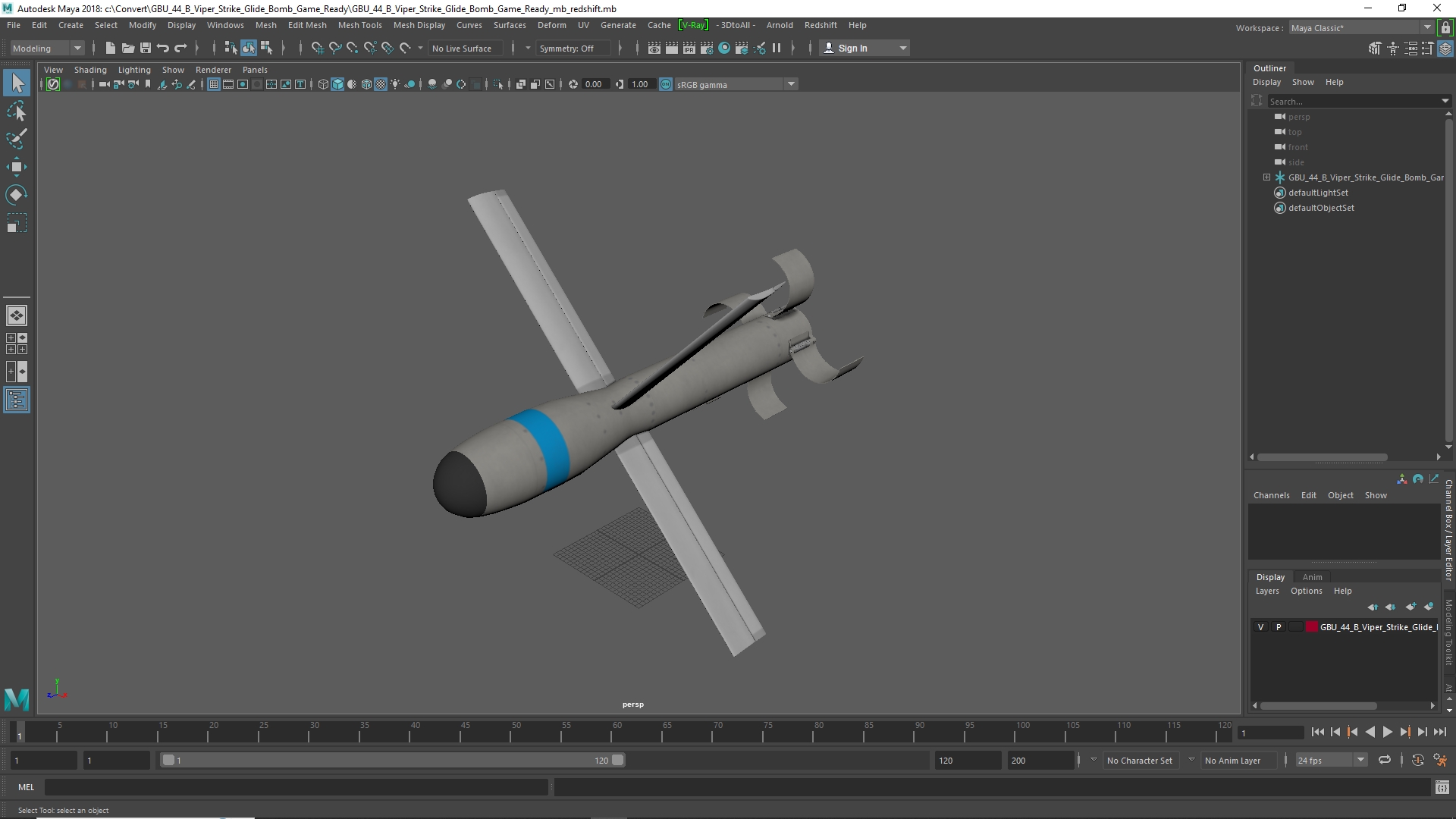 GBU 44 B Viper Strike Glide Bomb Game Ready, view 10