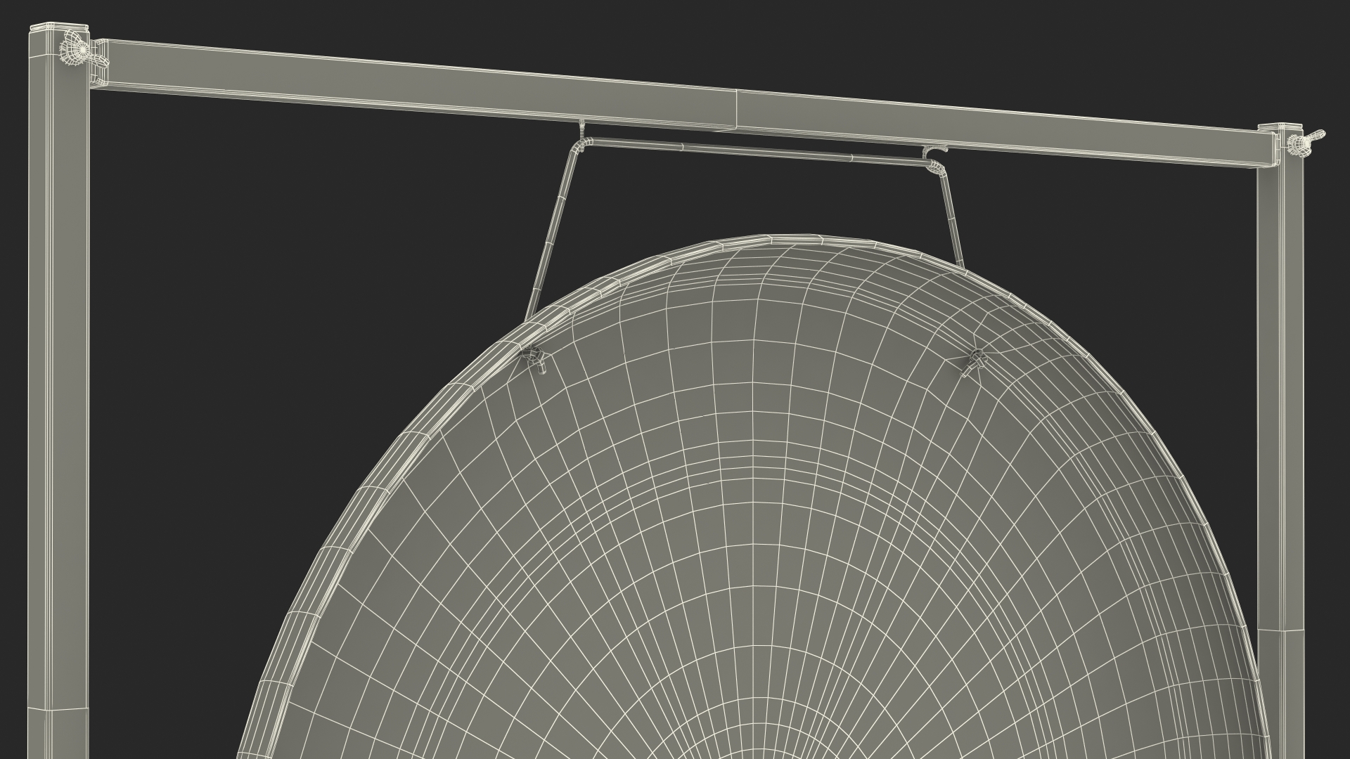 3D model Symphonic Gong 28 inch Square Stand