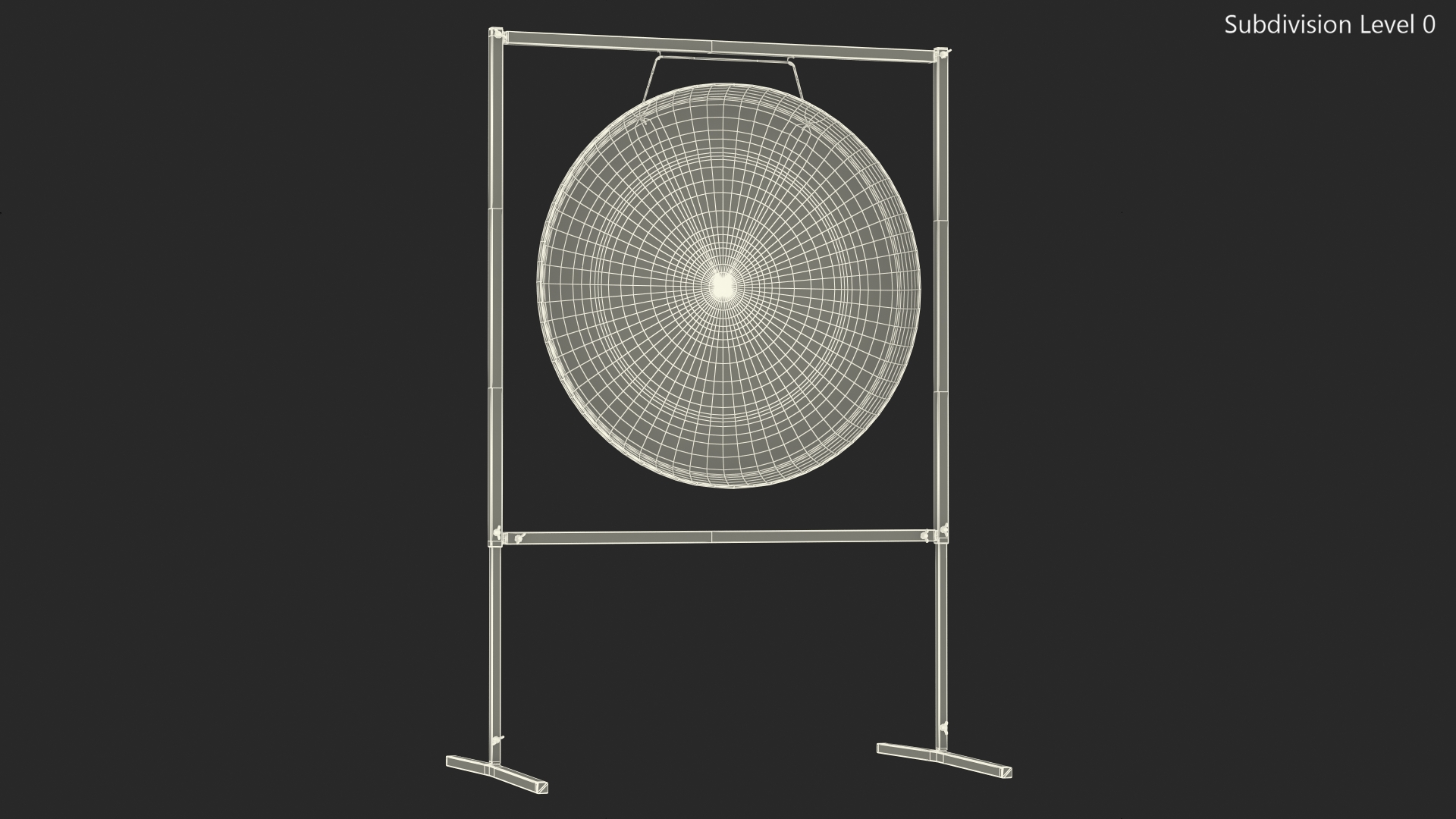3D model Symphonic Gong 28 inch Square Stand