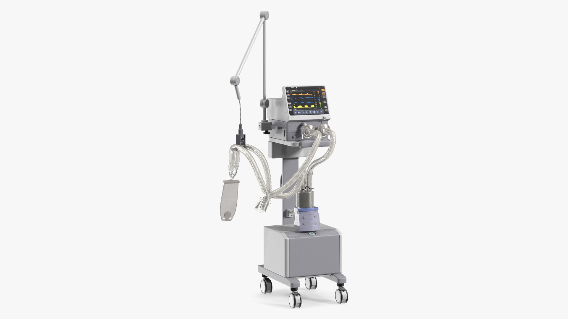 3D Medical Breathing Ventilator model